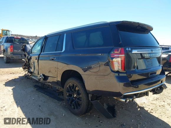 2022 Chevrolet Suburban High Country with VIN 1GNSKGKL2NR238638, listed as a IAAI auction lot 41685818 with 66,701 mi miles and . Bid and sale history available at DreamBid. Image 3.