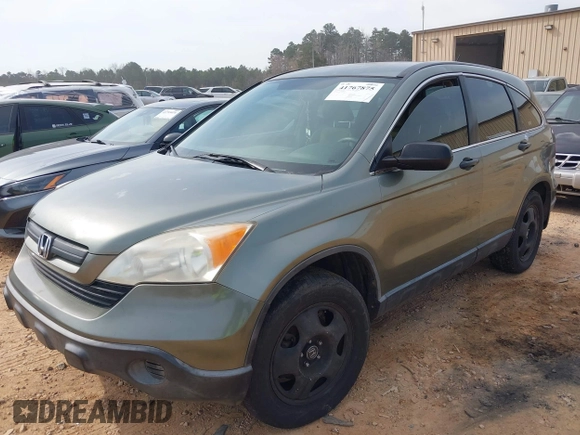 2007 Honda CR-V LX with VIN JHLRE38307C017076, listed as a IAAI auction lot 41767875 with 221,195 mi miles. Bid and sale history available at carsss.com. Image 2.