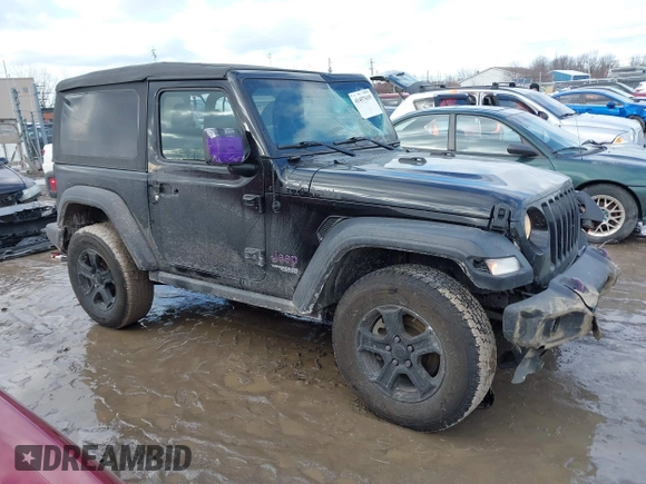 2018 Jeep Wrangler Sport S with VIN 1C4GJXAG4JW168920, listed as a IAAI auction lot 41457619 with 84,053 mi miles and . Bid and sale history available at DreamBid. Image 13.