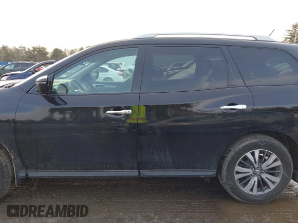 2017 Nissan Pathfinder SV with VIN 5N1DR2MM9HC633277, listed as a IAAI auction lot 41697958 with 51,891 mi miles. Bid and sale history available at carsss.com. Image 14.