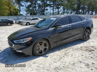 2017 Ford Fusion Sport with VIN 3FA6P0VP8HR198484, listed as a Copart auction lot 52524875 with 72,912 mi miles and Salvage Title. Bid and sale history available at carsss.com. Image 1.