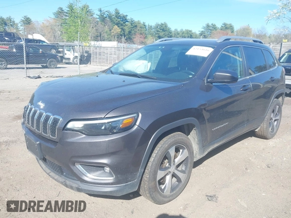 2019 Jeep Cherokee Limited with VIN 1C4PJMDN5KD169421, listed as a IAAI auction lot 42154616 with 125,143 mi miles and . Bid and sale history available at DreamBid. Image 2.