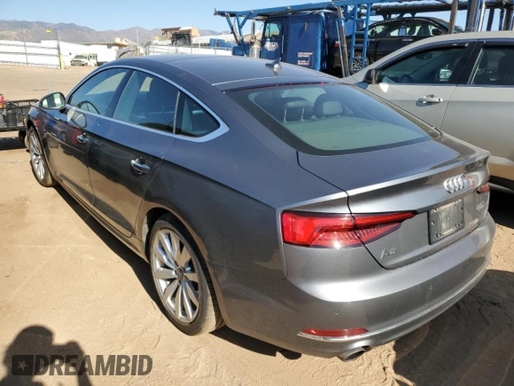 2018 Audi A5 Sportback Premium Plus with VIN WAUBNCF55JA008392, listed as a Copart auction lot 63924133 with 70,062 mi miles. Bid and sale history available at carsss.com. Image 2.