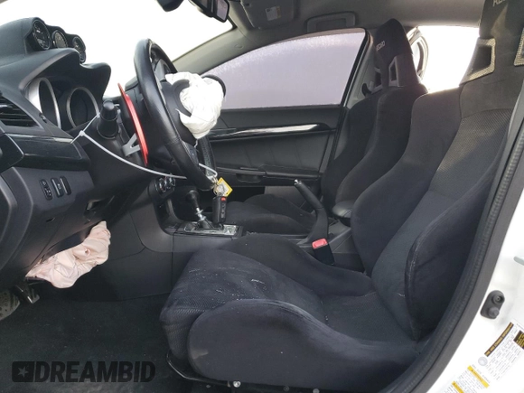2015 Mitsubishi Lancer Evolution MR with VIN JA32W5FV8FU010346, listed as a Copart auction lot 43275095 with 119,153 mi miles and Salvage Title. Bid and sale history available at carsss.com. Image 7.