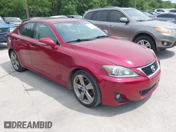 2012 Lexus IS 250 with VIN JTHBF5C23C5170960, listed as a IAAI auction lot 42280086 with 163,501 mi miles and . Bid and sale history available at DreamBid. Image 1.