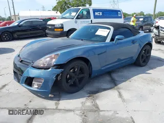 2007 Saturn Sky with VIN 1G8MB35B27Y117088, listed as a IAAI auction lot 42088824 with 129,749 mi miles. Bid and sale history available at carsss.com. Image 2.