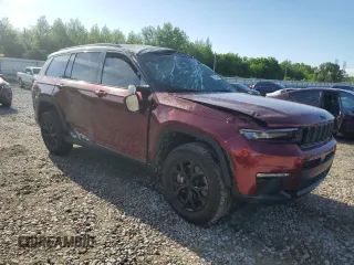 2024 Jeep Grand Cherokee Limited с VIN 1C4RJKBG8R8586598, выставлен на аукционе Copart как лот 54183065 с пробегом 4 962 миль миль и Списание • Salvage title. История ставок и продаж доступна на DreamBid. Изображение 4.