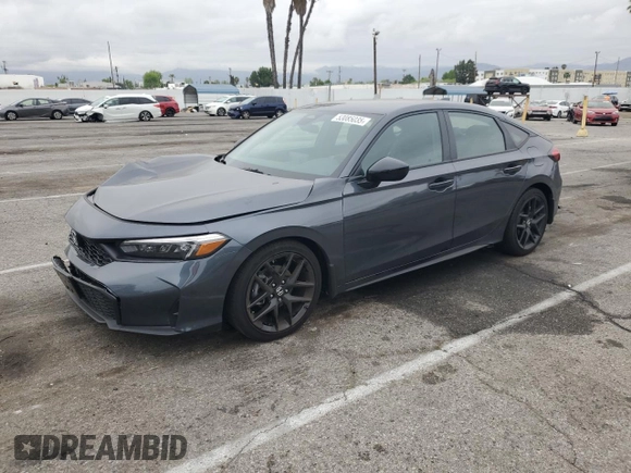 2025 Honda Civic Sport z VIN 19XFL2H83SE010135, wystawiony jako Copart lot #53085035 z przebiegiem 4183 mil mil oraz Szkoda całkowita • Salvage title. Historia ofert i sprzedaży dostępna na DreamBid. Obrazek 1.