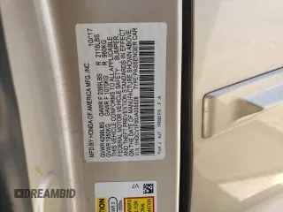 2018 Honda Accord EX-L z VIN 1HGCV1F50JA035528, wystawiony jako Copart lot #53730665 z przebiegiem 71 394 mil mil oraz Szkoda całkowita • Salvage title. Historia ofert i sprzedaży dostępna na DreamBid. Obrazek 12.