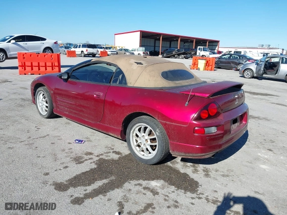 2002 Mitsubishi Eclipse GT with VIN 4A3AE85H22E012690, listed as a IAAI auction lot 40830352 with 113,068 mi miles. Bid and sale history available at carsss.com. Image 3.