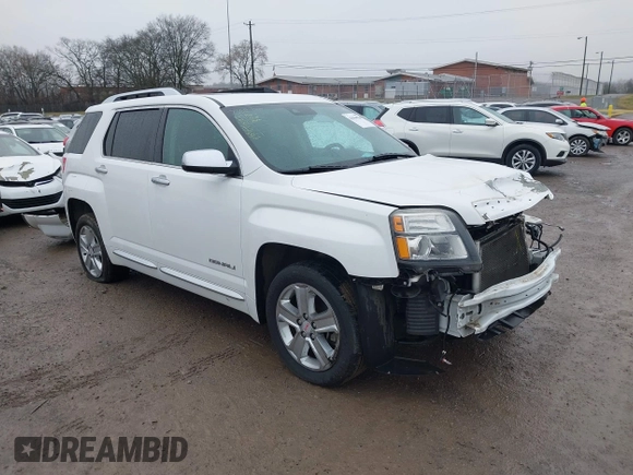 2015 GMC Terrain Denali with VIN 2GKALUEK2F6163041, listed as a IAAI auction lot 41564760 with 106,759 mi miles. Bid and sale history available at carsss.com. Image 1.