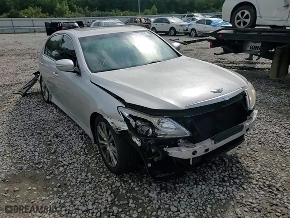 2012 Hyundai Genesis 4.6L with VIN KMHGC4DF8CU177920, listed as a Copart auction lot 73369394 with 134,859 mi miles and Salvage Title. Bid and sale history available at carsss.com. Image 11.