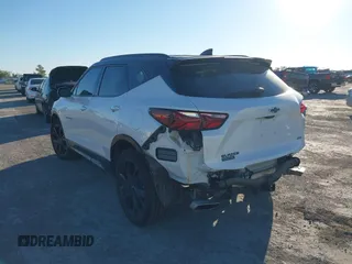 2022 Chevrolet Blazer RS с VIN 3GNKBERS2NS158531, выставлен на аукционе IAAI как лот 40607904 с пробегом 23 777 миль миль и . История ставок и продаж доступна на DreamBid. Изображение 3.
