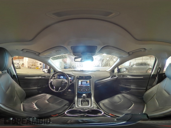 2014 Ford Fusion Titanium Hybrid z VIN 3FA6P0RUXER168706, wystawiony jako Copart lot #55362295 z przebiegiem 136 382 mil mil oraz Czysty tytuł • Clean title. Historia ofert i sprzedaży dostępna na DreamBid. Obrazek 14.