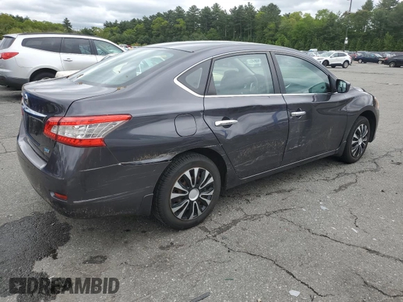 2014 Nissan Sentra SV with VIN 3N1AB7AP0EL616653, listed as a Copart auction lot 56721895 with 119,510 mi miles and Salvage title. Bid and sale history available at DreamBid. Image 3.