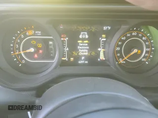 2024 Jeep Wrangler Sport S with VIN 1C4PJXDN0RW105903, listed as a Copart auction lot 49928365 with 6,297 mi miles and Salvage Title. Bid and sale history available at carsss.com. Image 9.