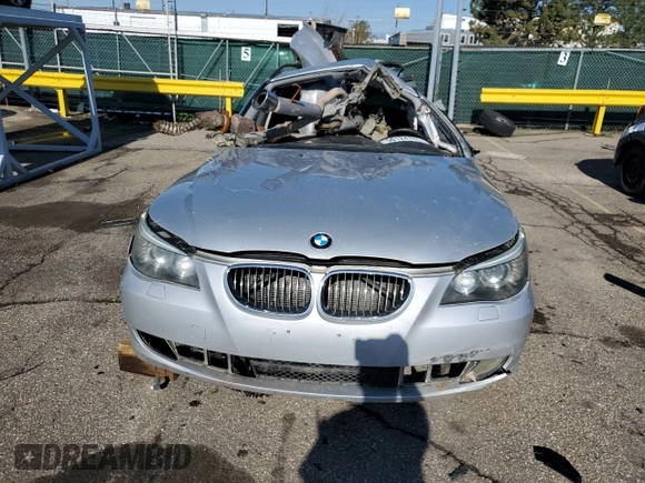2008 BMW 5 Series 535xiT with VIN WBAPT73528CX01121, listed as a Copart auction lot 56124785 with Not provided miles and Non repairable. Bid and sale history available at DreamBid. Image 5.