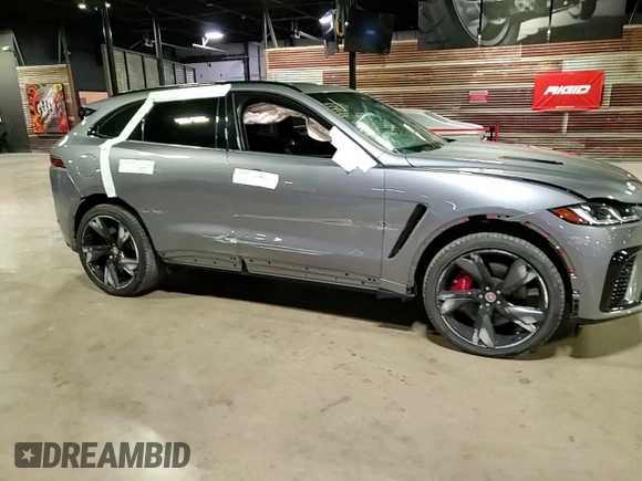 2023 Jaguar F-Pace SVR with VIN SADCZ2EE1PA704896, listed as a Copart auction lot 47456695 with 6,623 mi miles and Salvage Title. Bid and sale history available at DreamBid. Image 17.