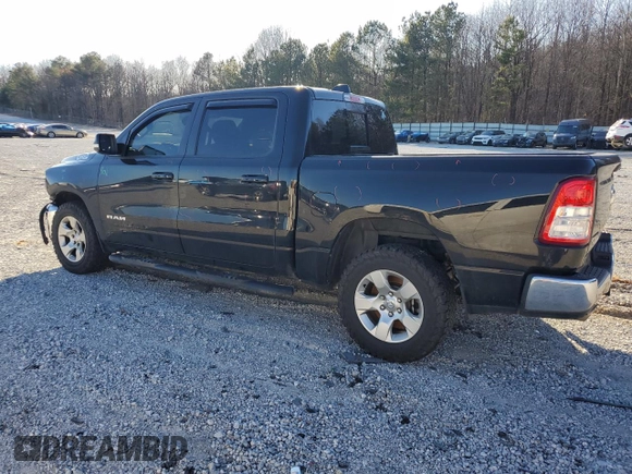 2021 Ram 1500 Big Horn z VIN 1C6RREFT2MN708195, wystawiony jako Copart lot #45969205 z przebiegiem 112 098 mil mil oraz Szkoda całkowita • Salvage title. Historia ofert i sprzedaży dostępna na DreamBid. Obrazek 2.