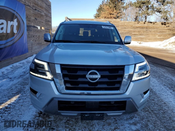2022 Nissan Armada SV with VIN JN8AY2AD3N9678372, listed as a Copart auction lot 46269275 with 65,113 mi miles and Clean Title. Bid and sale history available at carsss.com. Image 5.
