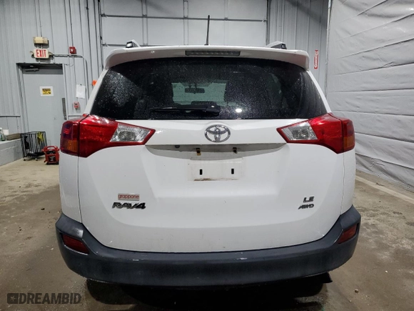 2015 Toyota RAV4 LE with VIN 2T3BFREV2FW240140, listed as a Copart auction lot 49769645 with 40,001 mi miles and Salvage Title. Bid and sale history available at carsss.com. Image 6.
