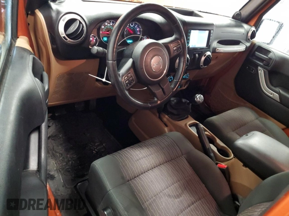 2011 Jeep Wrangler Sahara with VIN 1J4GA5D1XBL557392, listed as a Copart auction lot 56892835 with 109,567 mi miles and Clean title. Bid and sale history available at DreamBid. Image 8.