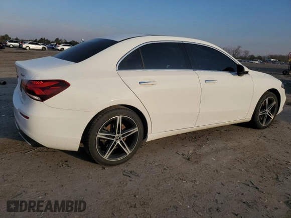 2019 Mercedes-Benz A 220 with VIN WDD3G4FB2KW024234, listed as a Copart auction lot 49452765 with 57,590 mi miles and Salvage Title. Bid and sale history available at DreamBid. Image 3.