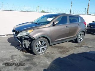 2011 Kia Sportage EX with VIN KNDPC3A21B7038029, listed as a IAAI auction lot 42819123 with 169,916 mi miles and . Bid and sale history available at DreamBid. Image 2.