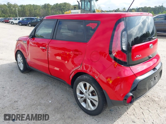 2016 Kia Soul + with VIN KNDJP3A58G7855834, listed as a IAAI auction lot 41894834 with 121,980 mi miles. Bid and sale history available at carsss.com. Image 3.
