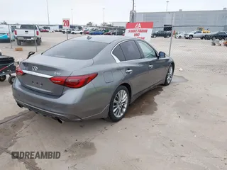 2019 Infiniti Q50 3.0t LUXE with VIN JN1EV7AP6KM511156, listed as a IAAI auction lot 41576308 with 63,620 mi miles. Bid and sale history available at carsss.com. Image 4.