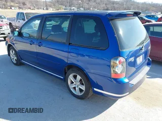 2005 Mazda MPV LX with VIN JM3LW28J450540647, listed as a IAAI auction lot 41674005 with 195,761 mi miles. Bid and sale history available at carsss.com. Image 3.