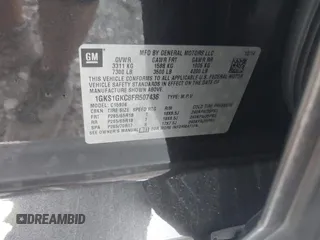 2015 GMC Yukon XL SLE z VIN 1GKS1GKC8FR507436, wystawiony jako IAAI lot #42113696 z przebiegiem Nie podano mil oraz . Historia ofert i sprzedaży dostępna na DreamBid. Obrazek 9.