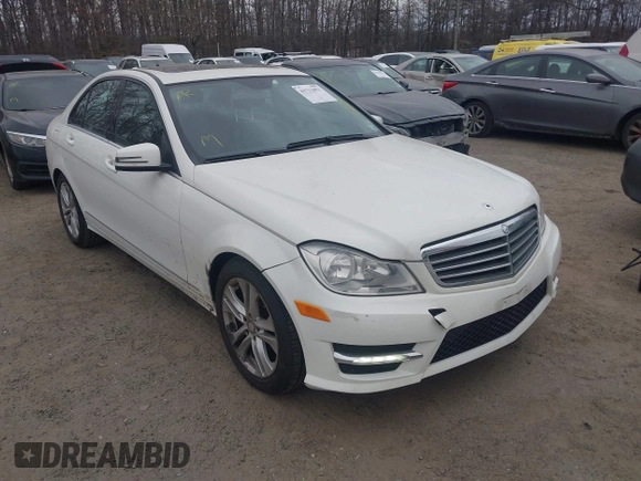 2012 Mercedes-Benz C-Class C 300 Sport with VIN WDDGF8BB8CR230160, listed as a IAAI auction lot 41712051 with 138,817 mi miles. Bid and sale history available at carsss.com. Image 1.