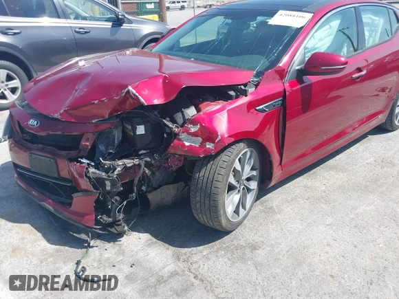 2014 Kia Optima SXL Turbo with VIN 5XXGR4A69EG293806, listed as a IAAI auction lot 42088106 with Not Provided miles and . Bid and sale history available at DreamBid. Image 6.