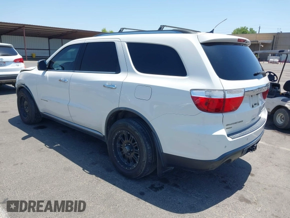 2012 Dodge Durango Citadel with VIN 1C4SDJET6CC197927, listed as a IAAI auction lot 42494314 with 186,222 mi miles and . Bid and sale history available at DreamBid. Image 3.