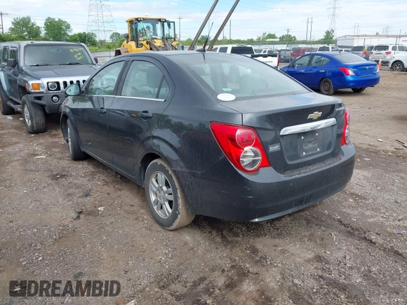 2014 Chevrolet Sonic LT with VIN 1G1JC5SH8E4235864, listed as a IAAI auction lot 42247217 with 150,057 mi miles and . Bid and sale history available at DreamBid. Image 3.