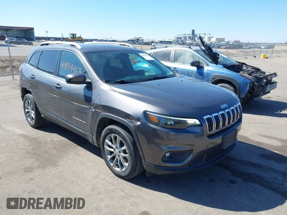 2019 Jeep Cherokee Latitude Plus with VIN 1C4PJLLB1KD201847, listed as a IAAI auction lot 41814463 with 115,927 mi miles. Bid and sale history available at carsss.com. Image 1.