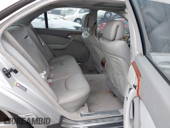 2003 Mercedes-Benz S-Class 4.3L with VIN WDBNG70J03A362023, listed as a IAAI auction lot 42110141 with 94,052 mi miles. Bid and sale history available at carsss.com. Image 8.