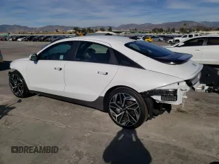 2023 Hyundai Ioniq 6 Preferred z VIN KMHM34AC5PA022942, wystawiony jako Copart lot #76087113 z przebiegiem 396 mil mil oraz . Historia ofert i sprzedaży dostępna na DreamBid. Obrazek 2.