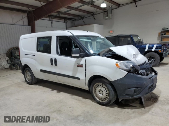 2019 Ram ProMaster City Cargo Tradesman with VIN ZFBHRFAB7K6N51170, listed as a Copart auction lot 49632345 with 137,373 mi miles and Salvage Title. Bid and sale history available at DreamBid. Image 4.