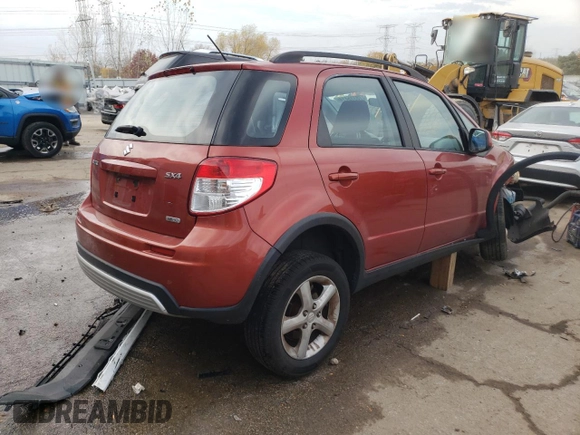 2008 Suzuki SX4 with VIN JS2YB413085109351, listed as a Copart auction lot 78315414 with 95,668 mi miles and Salvage Title. Bid and sale history available at carsss.com. Image 3.