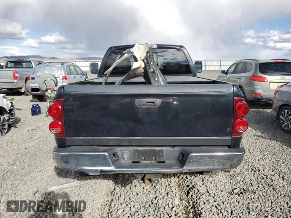 2008 Dodge 1500 SLT with VIN 1D7HU18288S501145, listed as a Copart auction lot 51324385 with 124,344 mi miles and Salvage Title. Bid and sale history available at DreamBid. Image 6.