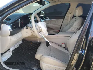 2019 Genesis G70 Dynamic with VIN KMTG34LE6KU015376, listed as a Copart auction lot 83714414 with 44,191 mi miles and Salvage Title. Bid and sale history available at DreamBid. Image 7.