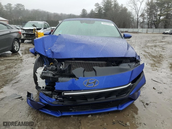 2024 Hyundai Elantra SEL with VIN KMHLM4DG5RU665459, listed as a Copart auction lot 43423365 with 59,688 mi miles and Salvage Title. Bid and sale history available at carsss.com. Image 5.