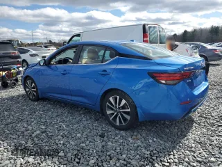 2020 Nissan Sentra SV with VIN 3N1AB8CV9LY302811, listed as a Copart auction lot 51254865 with 16,191 mi miles and Salvage Title. Bid and sale history available at carsss.com. Image 2.