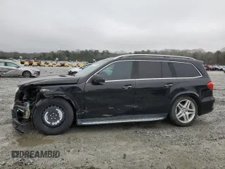 2016 Mercedes-Benz GL with VIN 4JGDF7DE2GA651919, listed as a Copart auction lot 45704694 with 67,009 mi miles and Salvage Title. Bid and sale history available at carsss.com. Image 1.