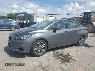 2021 Nissan Versa SV with VIN 3N1CN8EV3ML884948, listed as a Copart auction lot 58873005 with 70,663 mi miles and Salvage title. Bid and sale history available at DreamBid. Image 1.