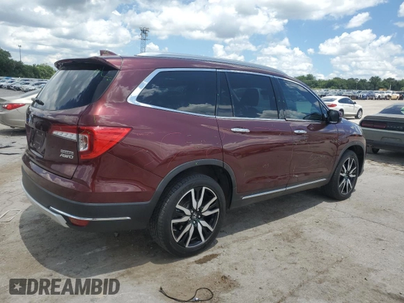 2019 Honda Pilot Touring 7-Passenger with VIN 5FNYF6H6XKB094020, listed as a Copart auction lot 61460255 with 135,149 mi miles and Salvage title. Bid and sale history available at DreamBid. Image 3.