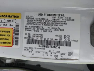 2014 Ford Fusion SE with VIN 3FA6P0H78ER202959, listed as a IAAI auction lot 41776630 with 93,295 mi miles. Bid and sale history available at carsss.com. Image 9.