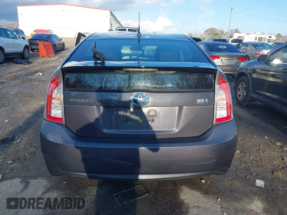 2015 Toyota Prius Four with VIN JTDKN3DU7F1984792, listed as a IAAI auction lot 41132250 with 1 mi miles. Bid and sale history available at carsss.com. Image 15.